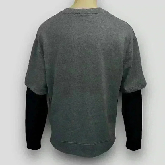 NEW! GEORGE mens fooler tee grey black burgundy medium, large‎ - Picture 3 of 7